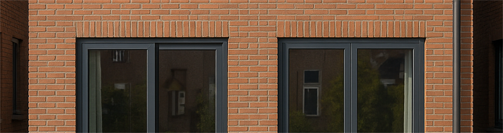 Kozijnen bij een woning in Dordrecht