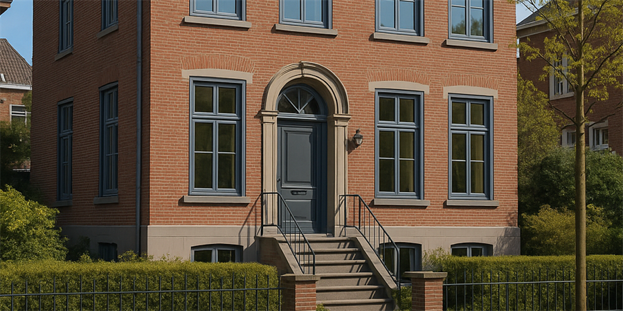 Kunststof kozijnen in herenhuis Den Haag