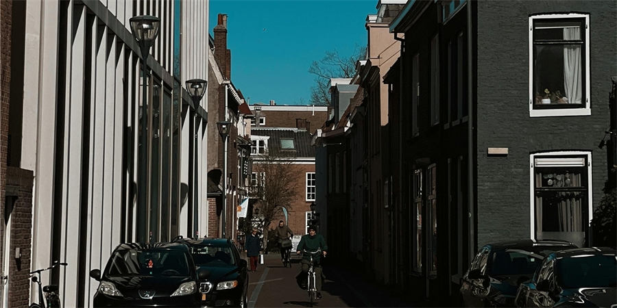 straat in Zwolle